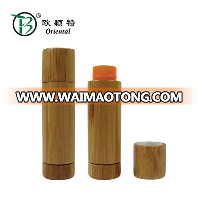 eco bamboo lip balm tube empty mini lip balm tube cosmetic packaging lip balm tube